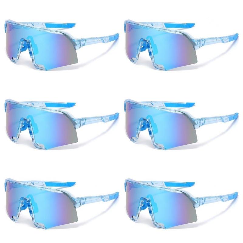 4-piece Men's Fashionable Sunglasses for Hiking Fitness Running Racing Outdoor UV Protection Sunglasses