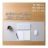 ELECOM Desk Mat Large Mouse Pad 900mm x 430mm Mouse Compatible Anti-Slip Leather Single Sided Nuance Gray MP-XDM04LGY