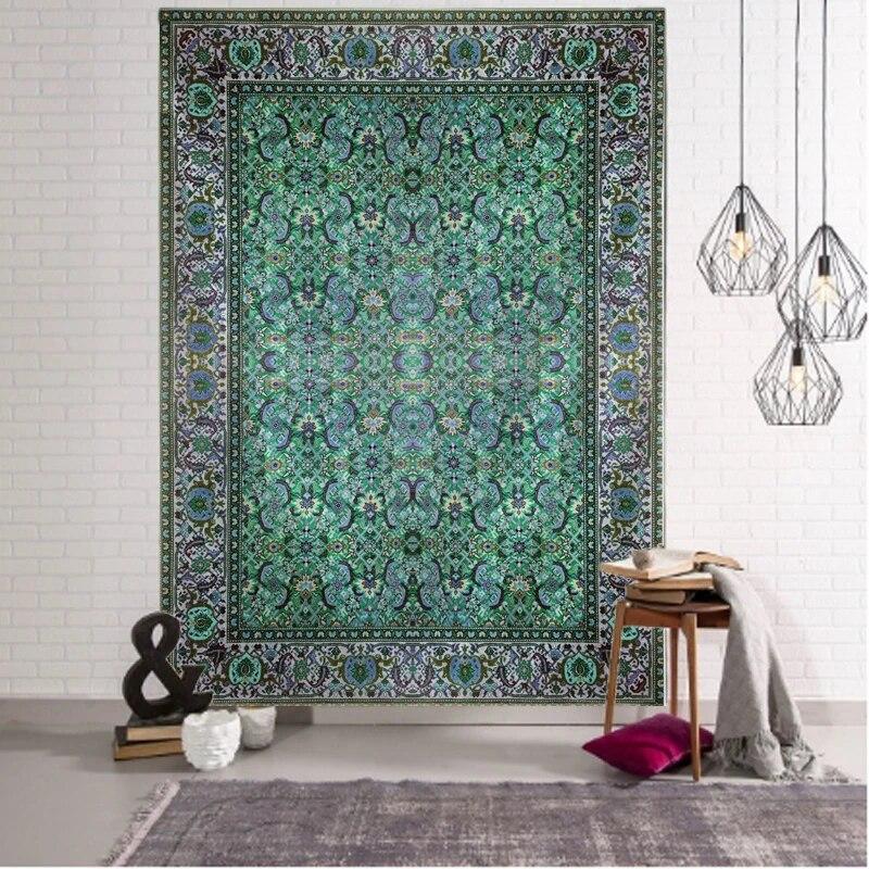 Персидский абстрактный декоративный гобелен с узором мандалы — фото 7