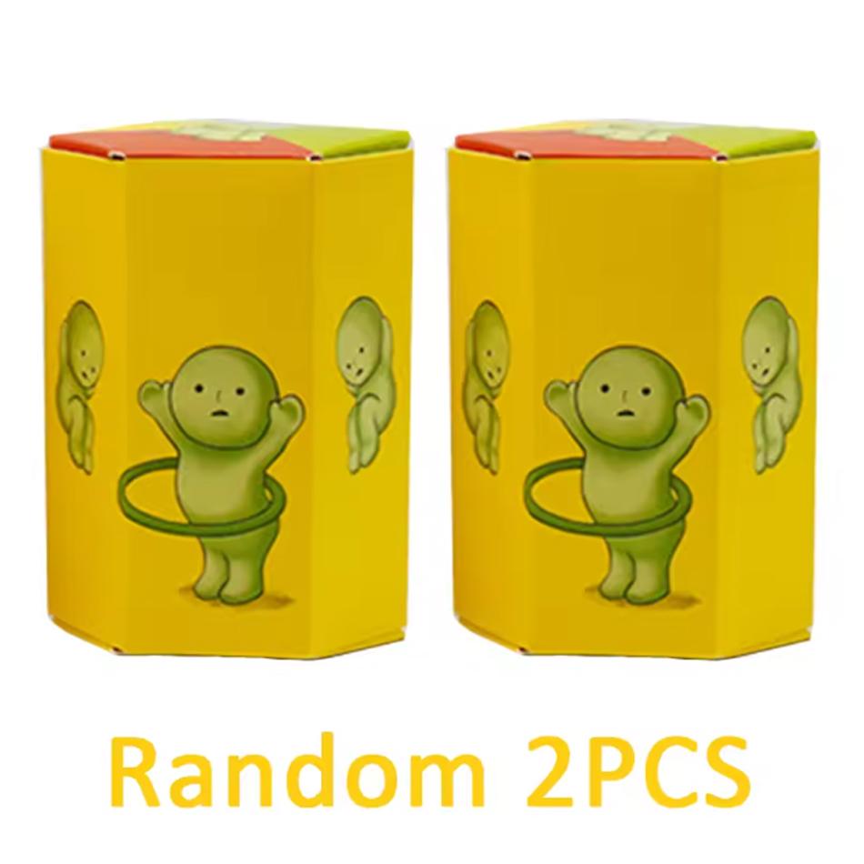 5 styles luminous green dolls mysterious box figures phone accessory doll collection birthday christma gift Bedroom decoration