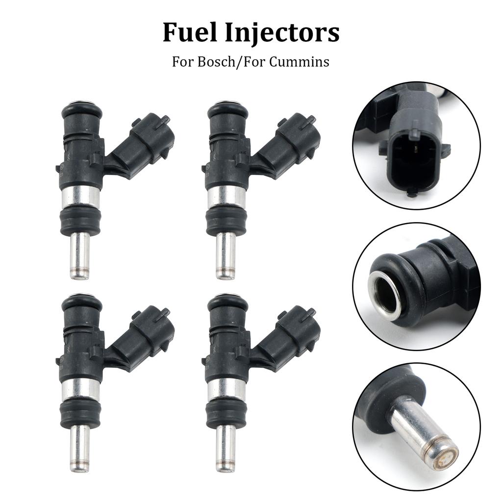 4PCS 0444043016 ISX2888173 Fuel Injector 0280158714 0280158701 For Cummins