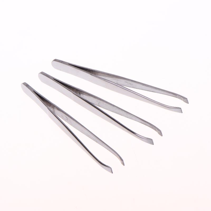 Multi-Functional Stainless Steel Tweezers 5/3Pcs for Eyebrow Plucking & Beard Grooming