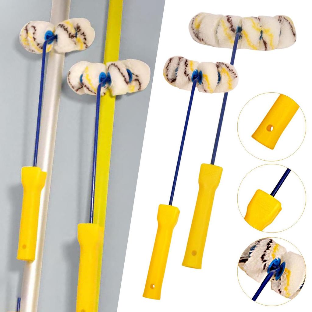 Rolo de Pintura para Tubos Ferramenta de Pintura para Espaços Apertados para Hastes Tubos de Gás Grades