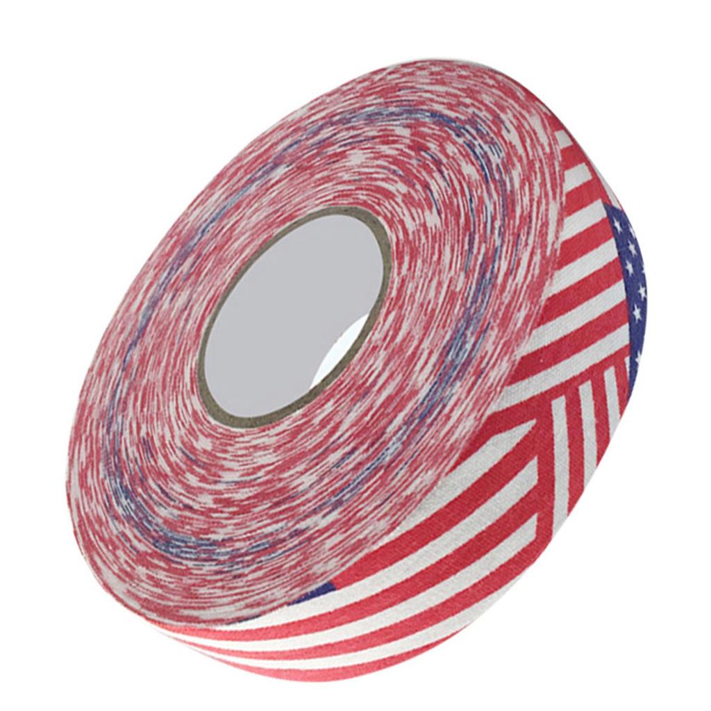 2.5cmx25m Hockey Protective Tape Sport Badminton Pole Pads Hockey Stick Tapes Stars & Stripes