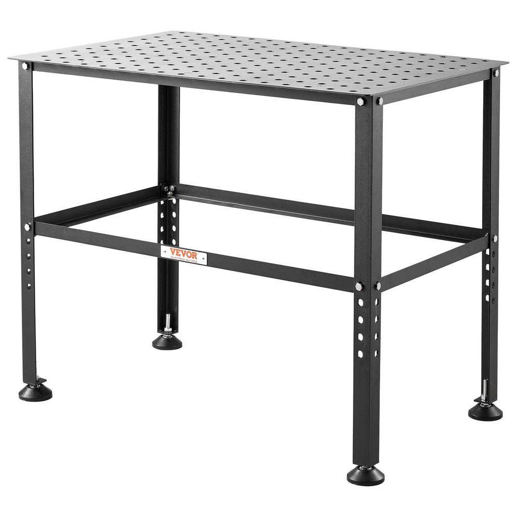 Tavolo da Saldatura 36" x 24" 800LBS Tavolo da Banco da Saldatura con Fori per Fissaggi