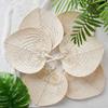 Lightweight Bamboo Fan Hand Weaving Summer Cooling Fan Guest Favors Palm Leaf Fan  Summer Accessory