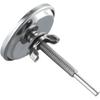 Barbecue Thermometer for Smokers and Grills, Reliable Temperature Gauge, Centigrade and Fahrenheit Display Modes