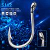 PRO BEROS Stainless Steel Barbed Sea Fishing Hooks, Corrosion-Resistant Anchor and Lure Gear for Boat Fishing