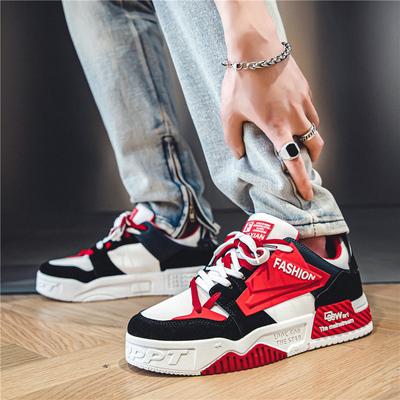 Men's Fashion Casual Low Top Skateboarding Shoes Boys Comfortable Sneakers Male Students Trending Soft Sole Classic Breathable Gym Non-slip