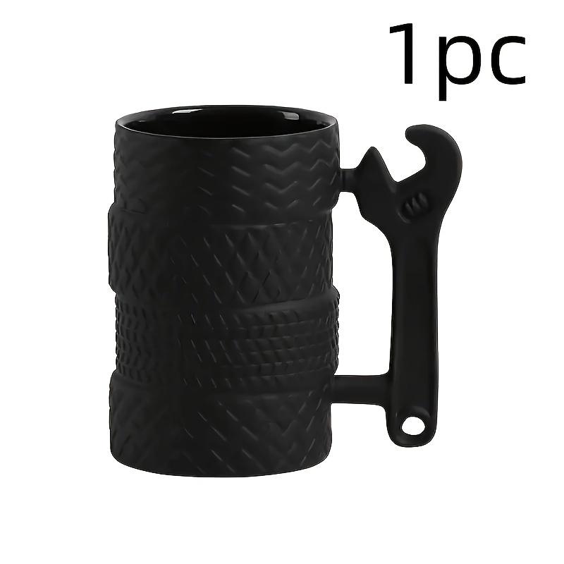 Kreative Keramiktasse mit großer Kapazität, neuartiges Reifen-Design, Tasse für Großhandel, grenzüberschreitend