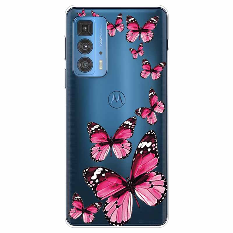 Für Motorola Moto Edge 20 Pro Lite 5G Hülle Silikon Weich Transparent Hülle für Moto Edge20 Fusion Pro Handyhülle Transparent TPU Hülle