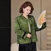 2026 Spring Retro Short Jacket for Middle-Aged Women - Chinese Style Mother's Cardigan Top for Spring and Autumn