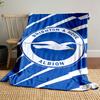 Brighton & Hove Albion Seagull Logo Patterned Blanket, Flannel, Suitable for All Seasons, Home Decor, Warm and Cozy
