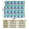 Cartoon Cute Gabby Dollhous Flannel Blanket  Soft Durable Bedding Throws for Bedroom Picnic Fluffy Bedspread Sofa Bed Cover