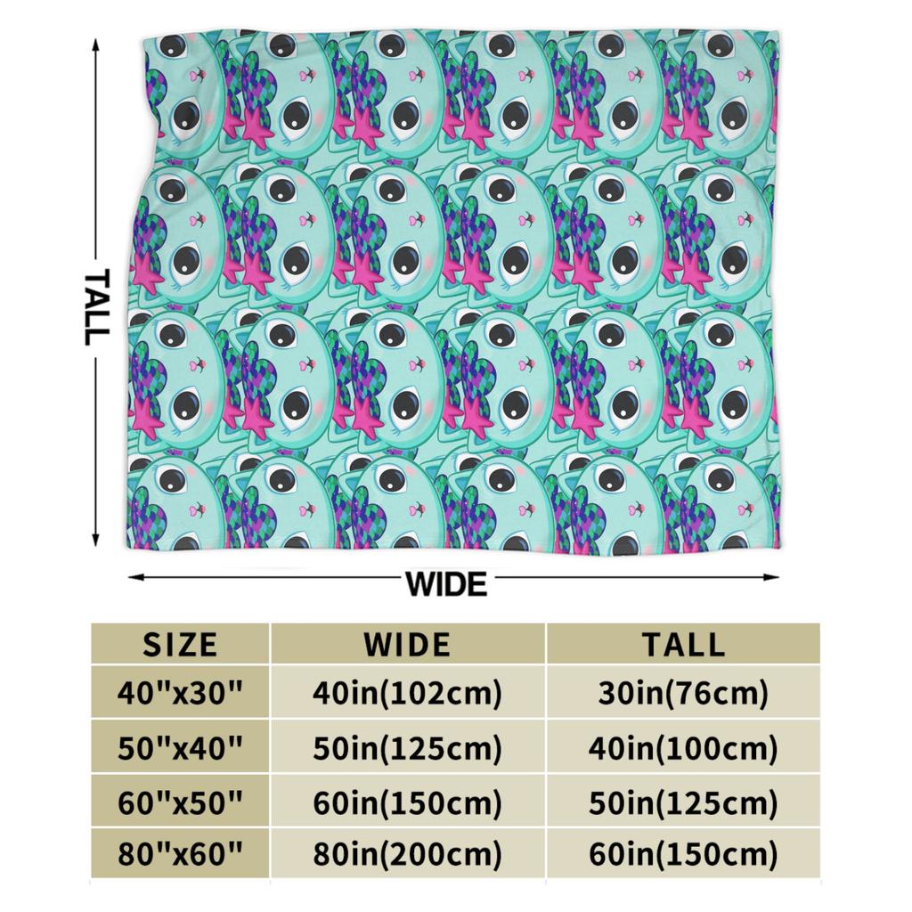 Cartoon Cute Gabby Dollhous Flannel Blanket Soft Durable Bedding Throws for Bedroom Picnic Fluffy Bedspread Sofa Bed Cover