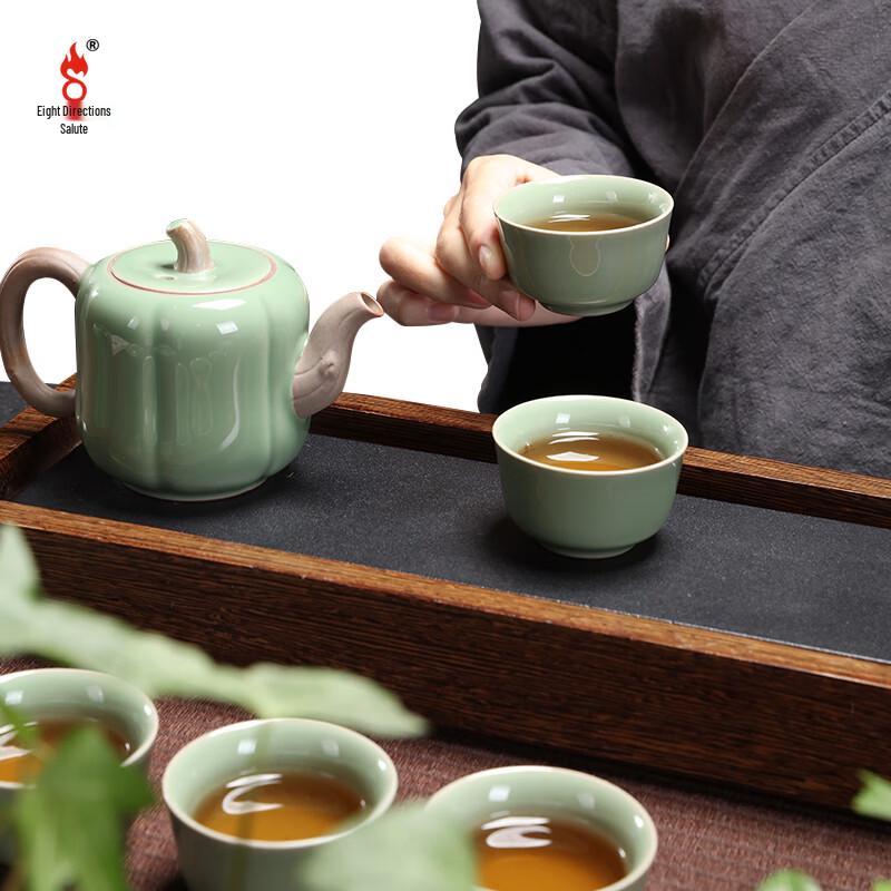Longquan Celadon Pottery Tea Set