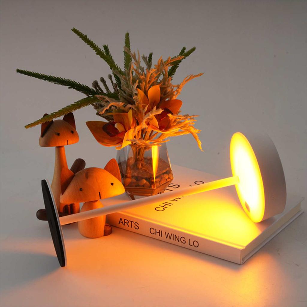 Metal LED sensor switch night light bedside decorative table lamp