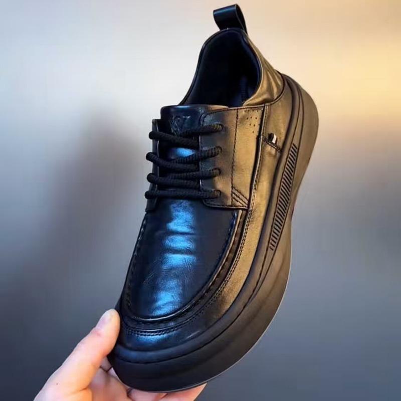 New Designer Leather Loafers for Men Spring Autumn Soft-soled Dress Shoes Male Fashion Casual Non-slip Man Driving Shoes
