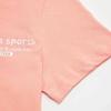 Puma Team Tee Letter Embroidery Round Neck Short Sleeve T-Shirt Women Tops Peach-Pink 624706-63
