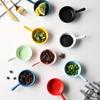 Creative Mini Ceramic Discretionary Dish Japanese Tableware Seasoning Dish Handle Dish Soy Sauce and Vinegar Dish