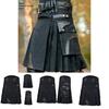 Authentischer mittelalterlicher schottischer Herren-Kilt, Retro-Rock aus England für Vintage-Cosplay