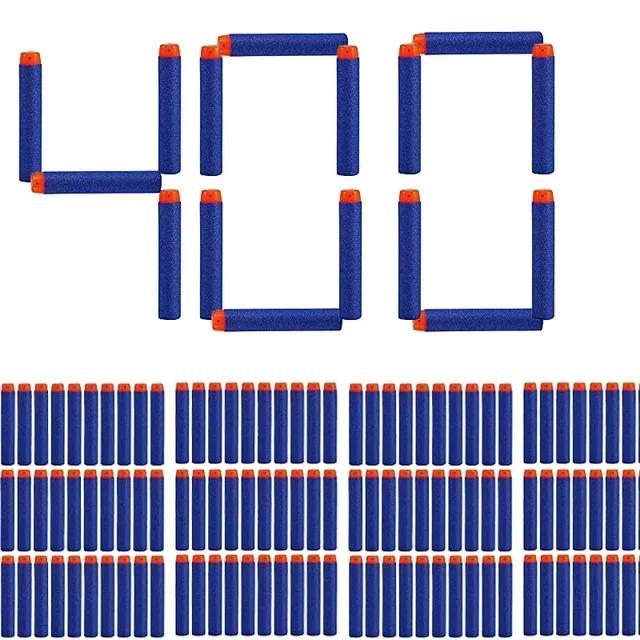 Blue Soft Hollow Hole Head Bullets 7.2cm For Refill Darts Toy Gun Bullets For Series Blasters Xmas Kid Children Gift