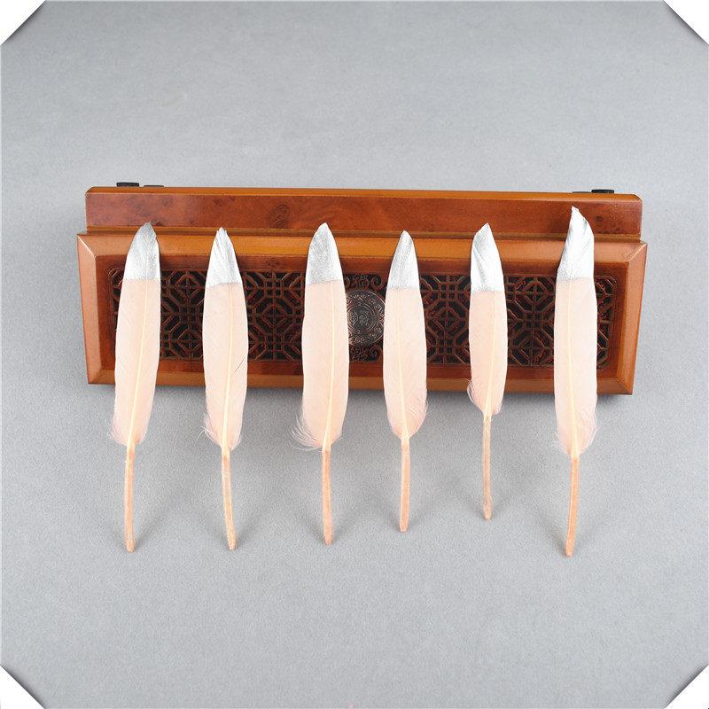 10/20 Stück Goldene Entenfedern DIY Handarbeit Dekoration Hochzeit Hut Federn für Schmuckherstellung Traumfänger Federn Basteln 10-15CM