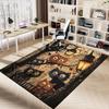 1PC Cats Streetlights Extra Large Non Slip Floor carpet, Office, family, bedroom, Studio Large Area Rug Indoor Rugs