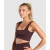 Gymshark Corset Seamless Sports Bra Heritage Brown B9a7p Ncnz