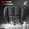Driver or Passenger Bottom, #193 Black Leather Seat Cover Compatible with Chevy Silverado Avalanche Tahoe Suburban Compatible with GMC Sierra Yukon
