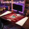 F1 Customized Name Text Mouse Pad, Large Desk Mouse Mat Personalized Home Office Present