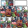 Cover for iPhone 16 15 Xiaomi Redmi Note 14 13 12 11 Pro Max X 16e Samsung Galaxy S25 S24 S23 Moto OPPO Huawei Hulk Marvel Spider Iron Man Phone Case