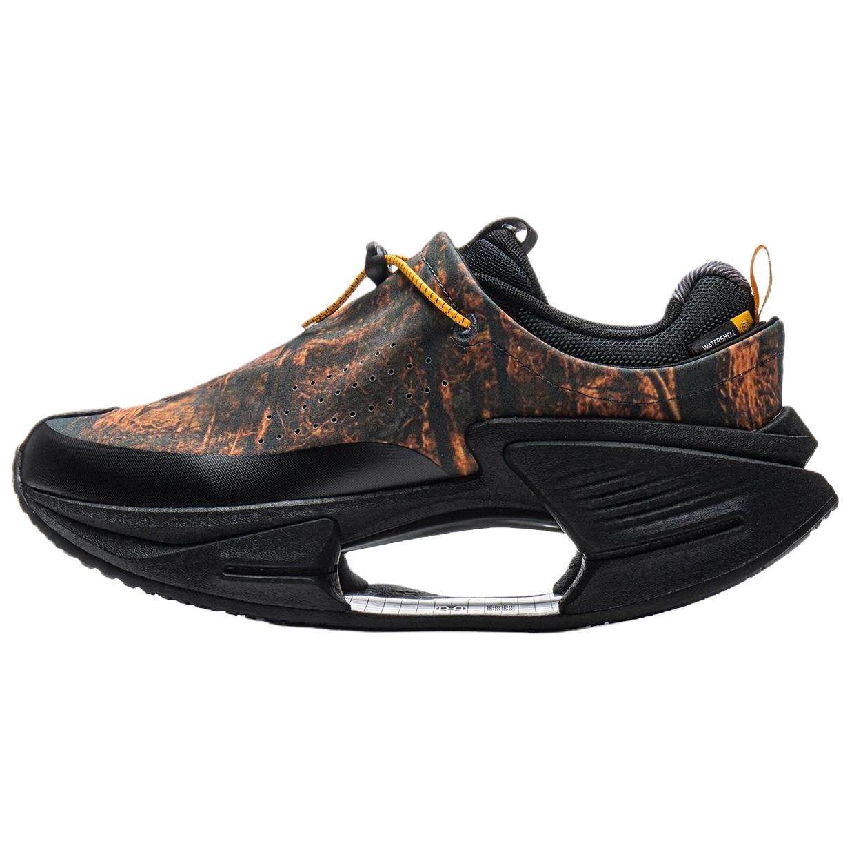 

LiNing Амортизация, Нескользящие, Отскок Низкие Повседневные Кроссовки Мужские Черные Оранжевые 40