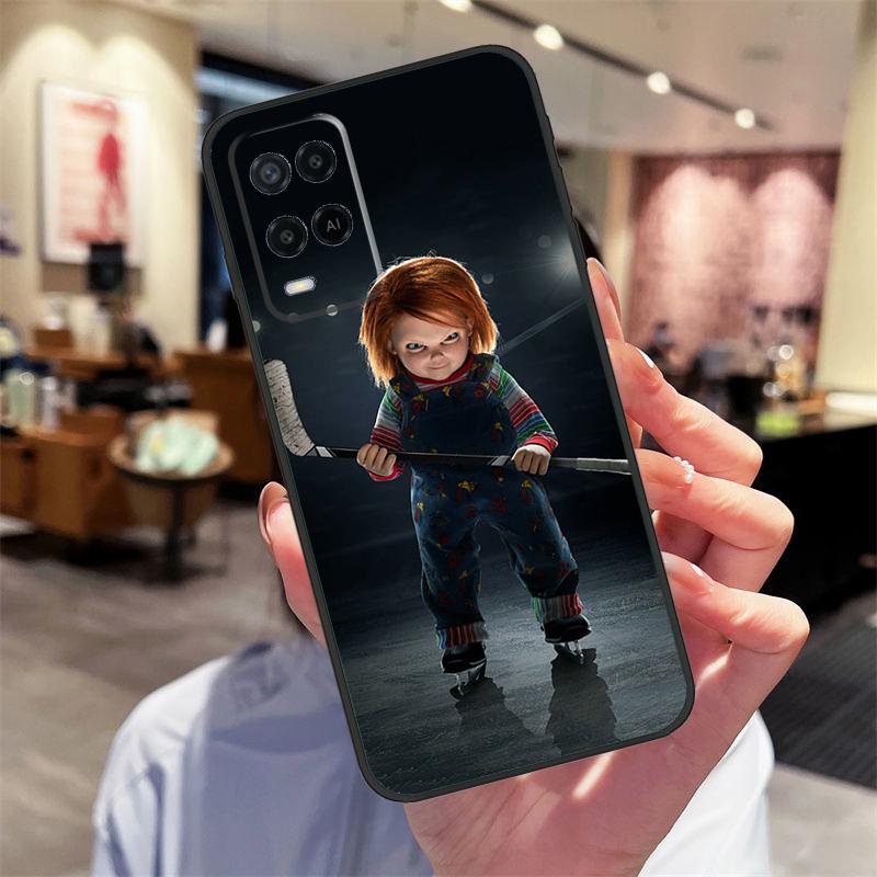 

Scary Chucky Doll Horror Movie Case For OPPO Find X5 Pro X3 Lite A15 A16 A52 A72 A5 A9 A31 A53 A83 A93 A94 A74 A54 Cover OPPO A16