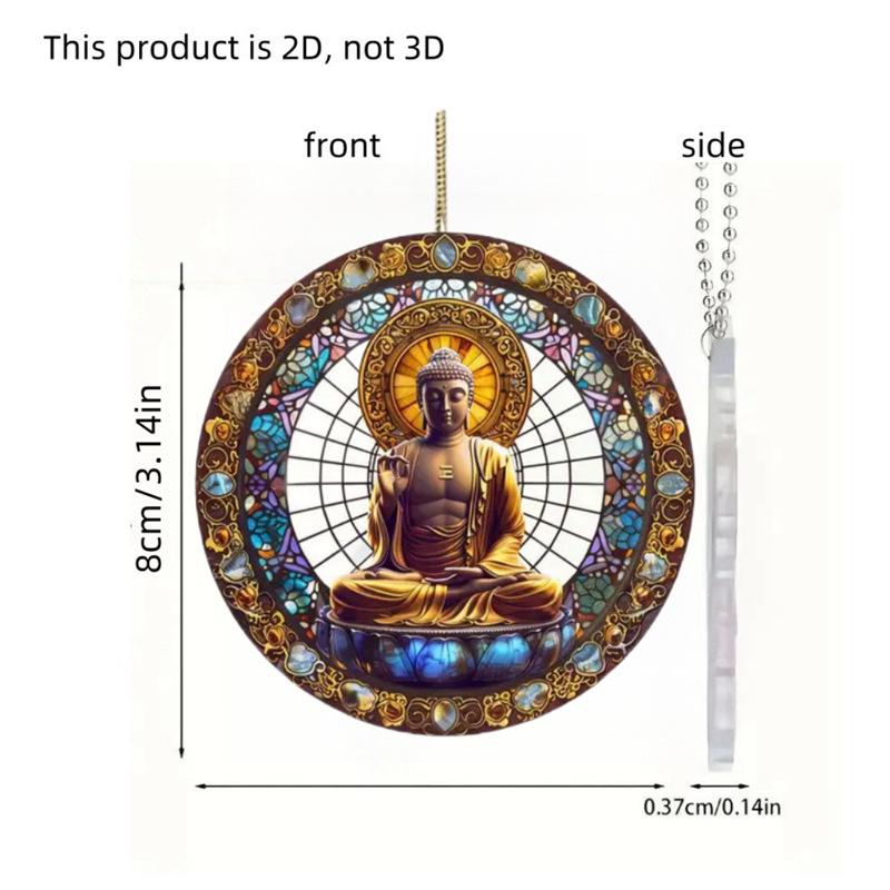 

Акриловая круглая подвеска Будда standard