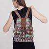 Leisure Time Ethnic Style Pattern School Bags Canvas Large Capacity Backpack Bags Travel Backpack Student