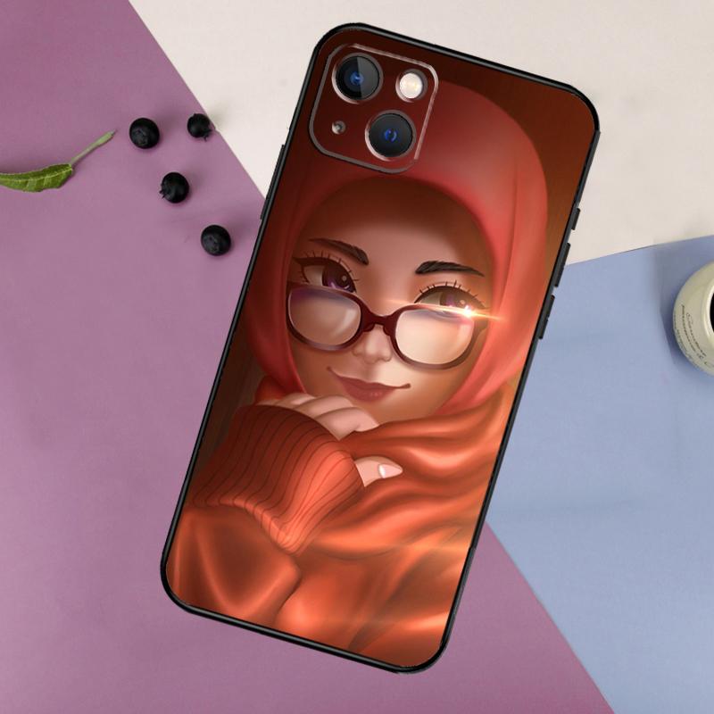 

Исламский Хиджаб Девушка Королева Чехол Для iPhone 14 13 11 12 16 15 Pro Max 12 13 Mini X XR XS MAX 7 8 14 16 15 Plus Задняя Крышка iPhone XR