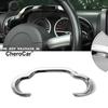 For 2007-2010 Jeep Wrangler JK JKU Dashboard Frame Cover Trim Chrome Accessories