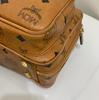 [Pre-Owned] Aren 24k Gold Plated Metal Accessories Monogram Print Removable Adjustable Webbing Coated Canvas Camera Bag Crossbody - Very Good #1DEG2A8