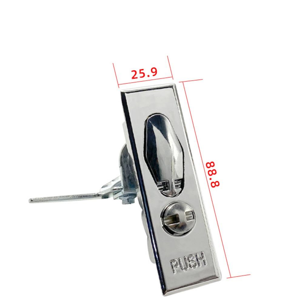 Brushed Flat Lock with Key Distribution Cabinet Door Lock Electrical Box Lock  Distribution Box 6