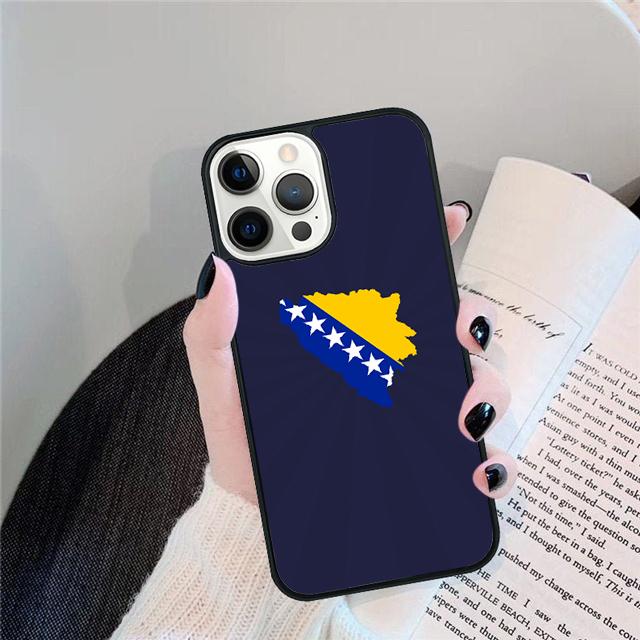Bosnia and Herzegovina Flag Phone Case Cover For iPhone 17 Air 15 16 14 11 13 Pro Max 12 Plus Max Cover Coque