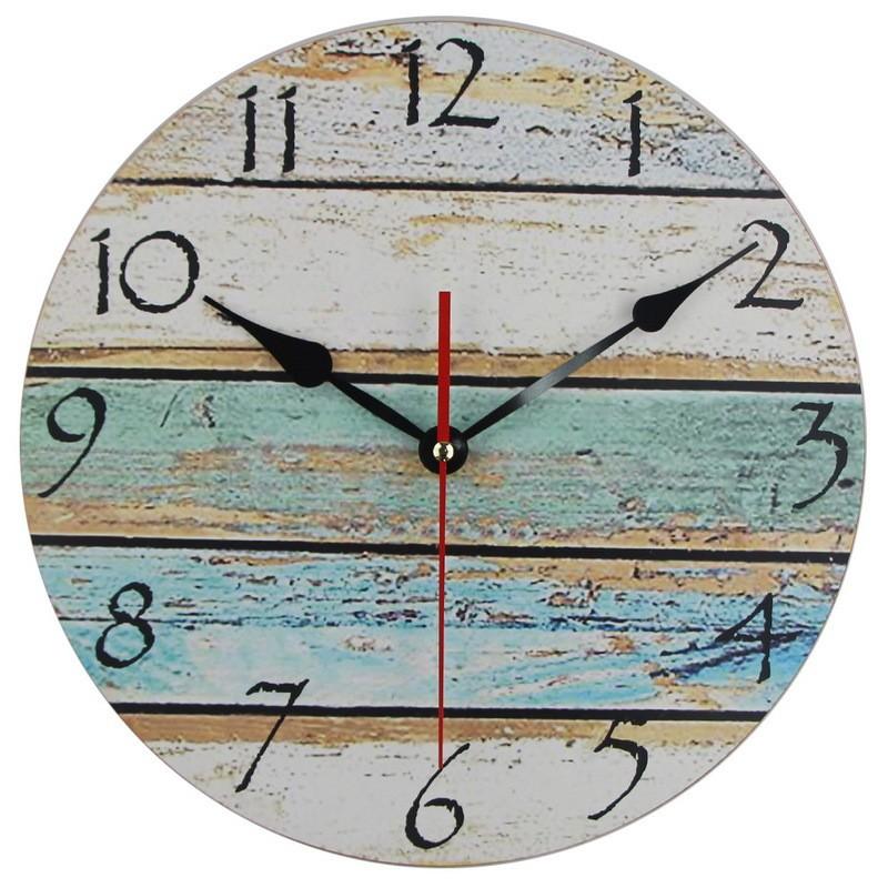 Monroe Maserholz Holz Wanduhr Mit Dekorativem Design Für Den Heimgebrauch