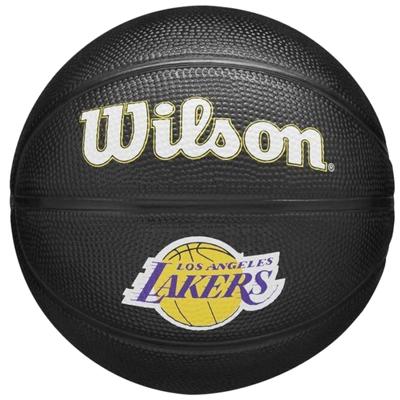 Wilson Team Tribute Los Angeles Lakers Mini Ball, Unisex schwarz Basketball