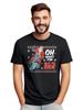 Oh What Fun It Is To Ride Santa! Hilarious Santa Claus Motorcycle T-Shirt. Unise