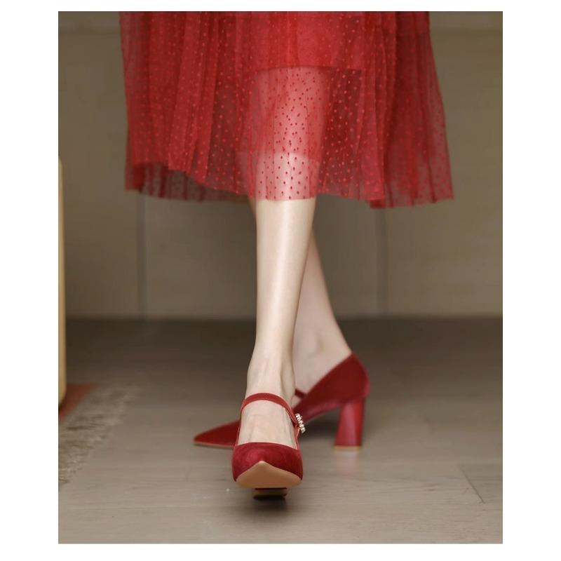 French New Women's High Heels Shoes