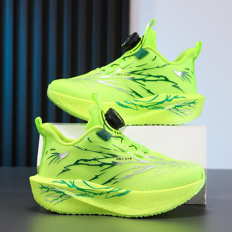 

New Style Boys Shoes - Mesh Surface Sports Shoes for Students and Casual Wear 31 зелёный