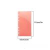 A6 PP Double-Layer Paper Index Divider 6 Holes For Binder Planner Notebook Stationery Notebook Paper Divider Accessories