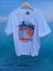 Stussy Xl Shirt World Tour Very Rare Off White Collab 40th Anniversary Tee #0391 Unisex T-Shirt