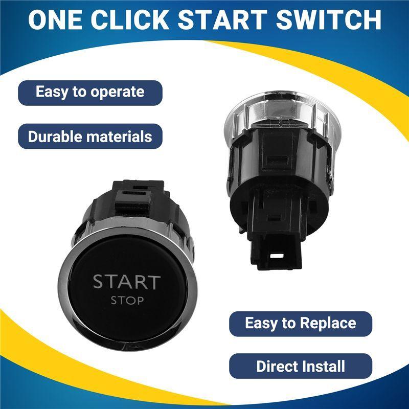 AA92-4 Pin Start Stop Switch 9805348090 9805347980 98021996ZD For 308 408 508 Citroen C4L Push Button Start Switch