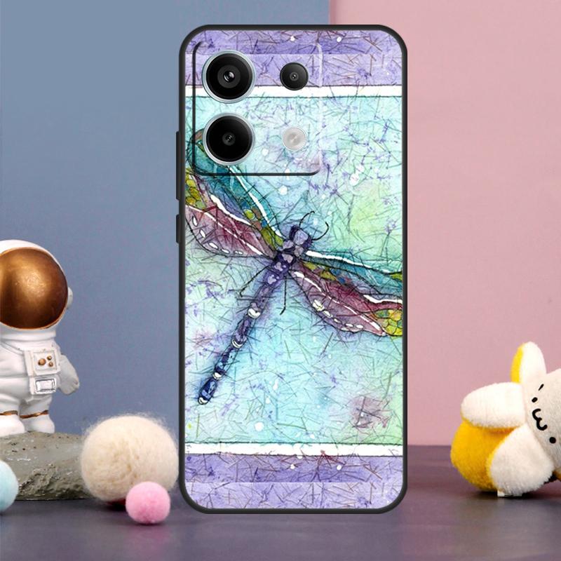 

Dragonfly Cover For Xiaomi Redmi Note 13 12 11 9 10 Pro 12S 11S 10S 9S Redmi 13 12 10C 12C 13C Case Redmi Note 10S